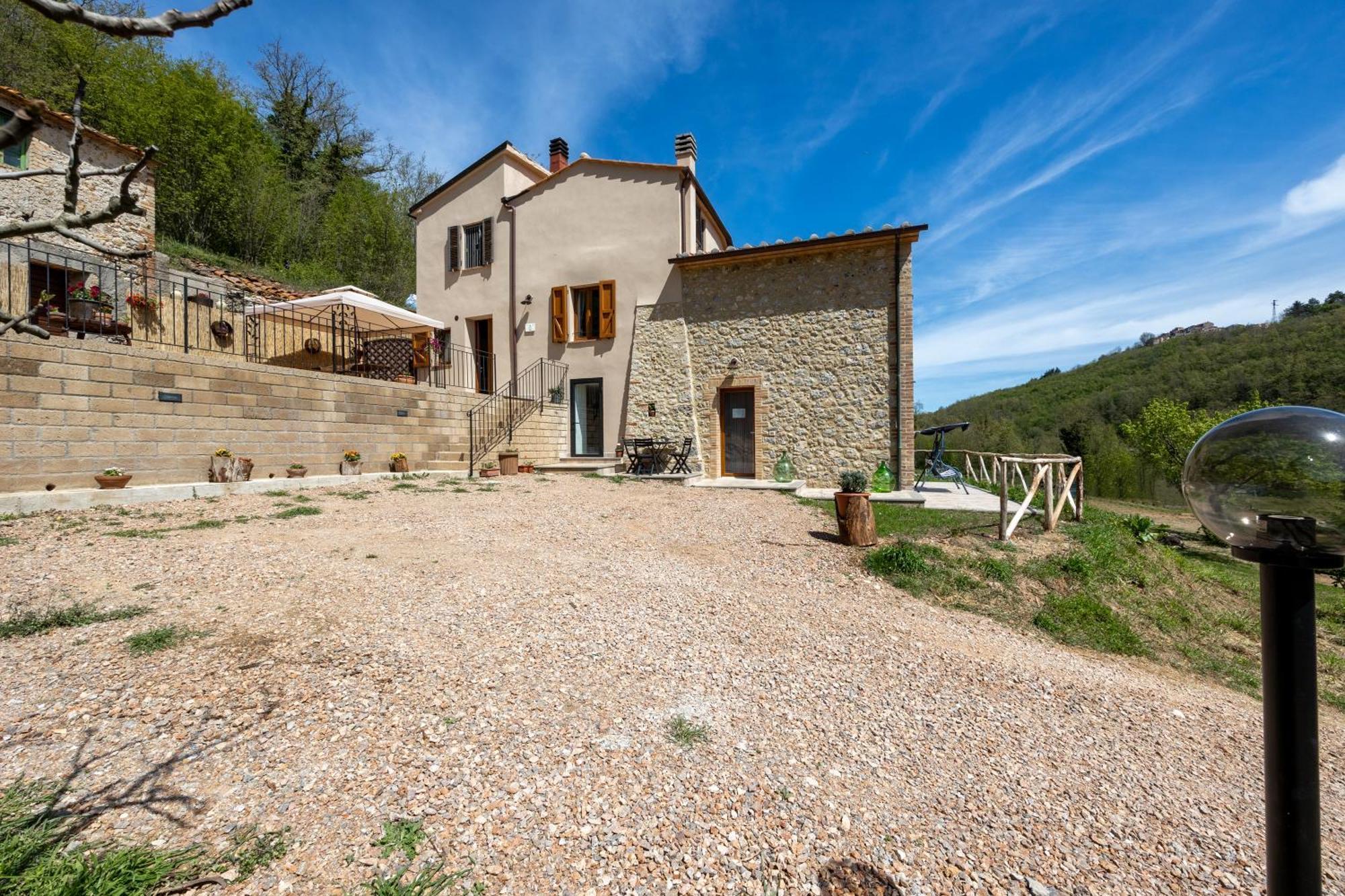 Podere Del Ciacchi Among Tuscany Greenery - Happy Rentals Montieri 外观 照片